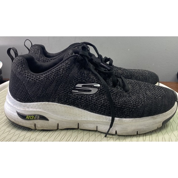 Skechers Men\'s Loafers Athletic Slip On Shoes Memory Foam Relaxed Fit Black 12 main image 5